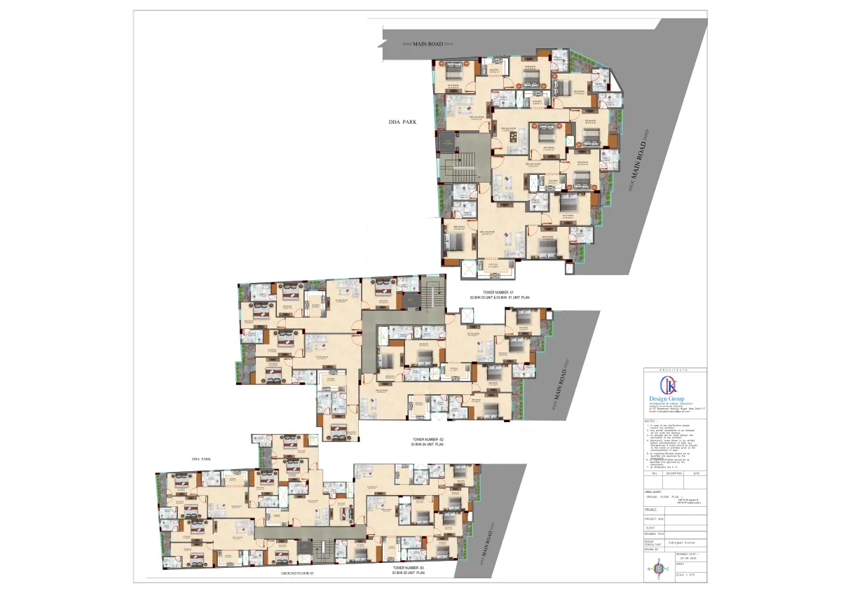 1215 Sq Ft 3 BHK Apartment For Sale in South Delhi