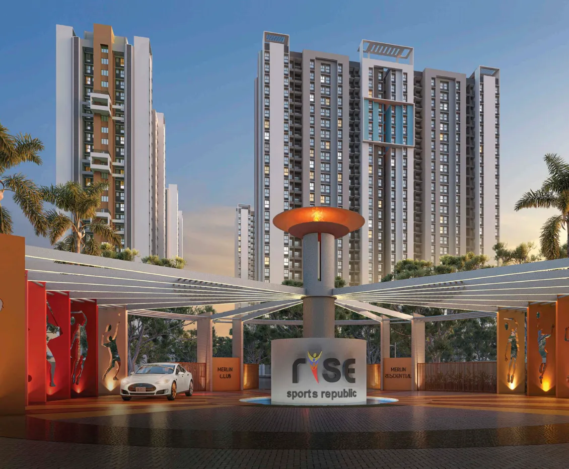 Merlin Rise Gated Community 2 & 3 BHK Apartments in Baguiati