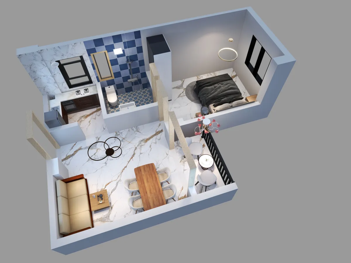 1 BHK — Tower 1