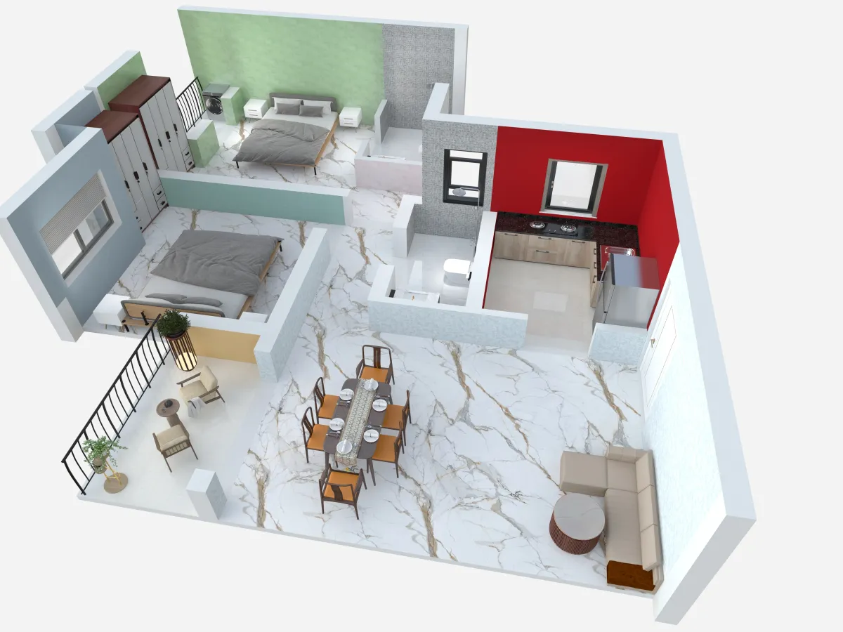 2 BHK — Tower 1