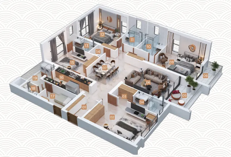 4 BHK — Tower 12