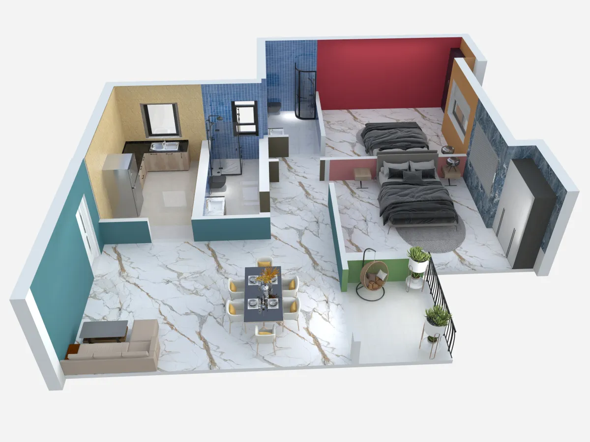 2 BHK — Tower 12