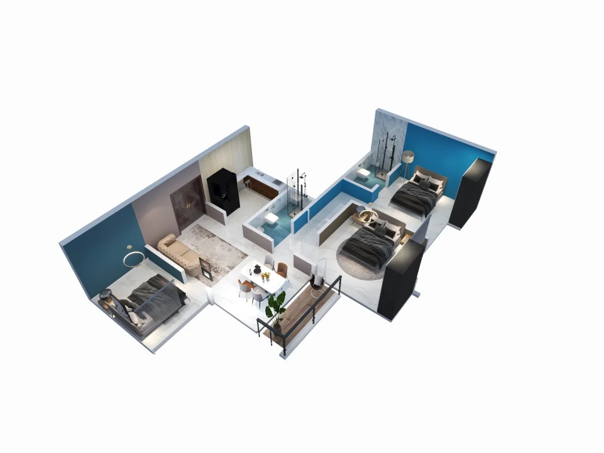 3 BHK — Tower 13