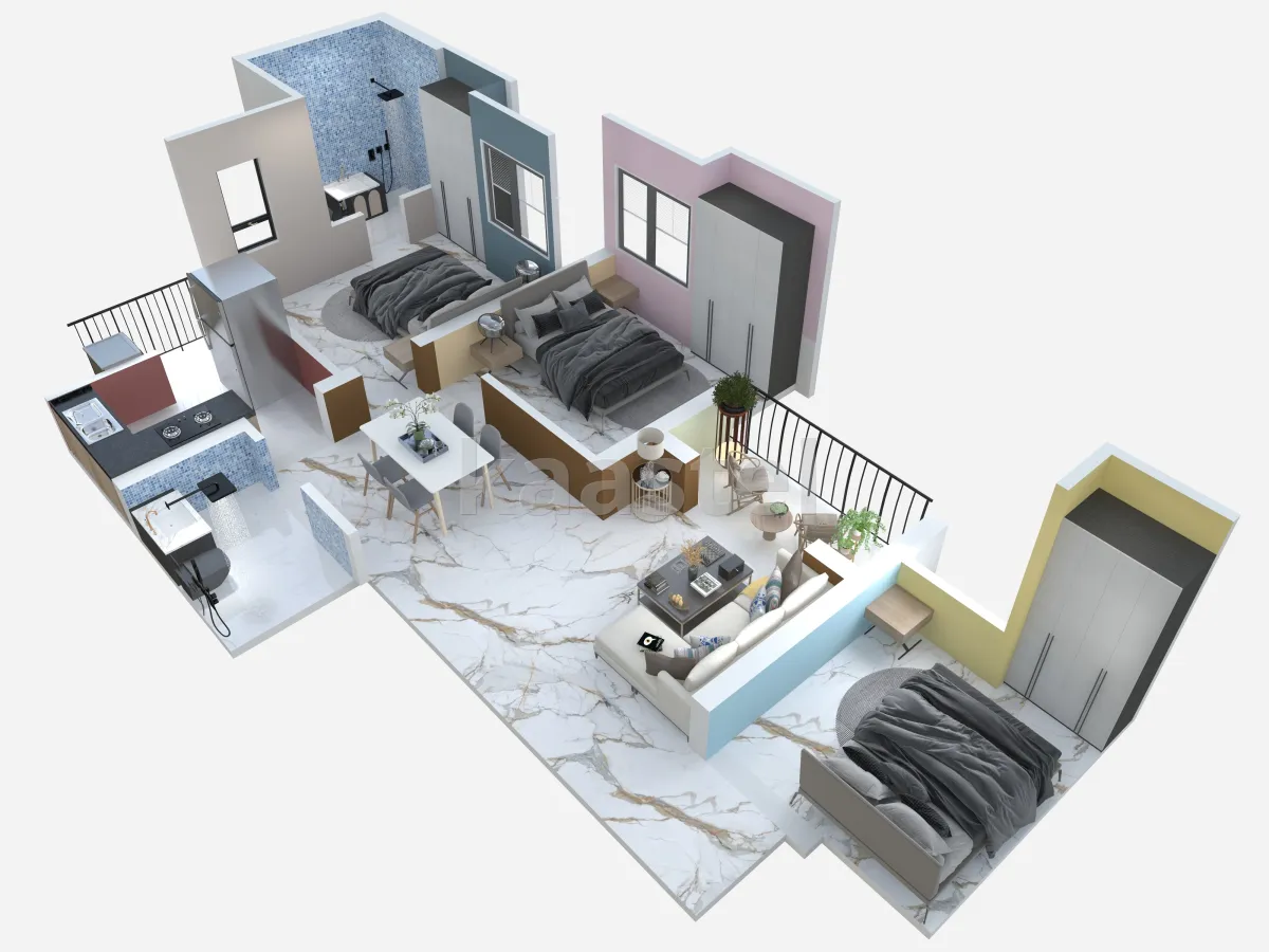 Testing Society - 3 & 4 BHK Apartments in Madhyamgram