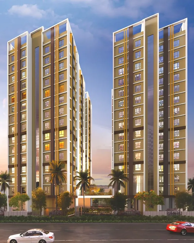 Aqua Waves East: Modern Apartments in Dhapa Manpur P, West Bengal