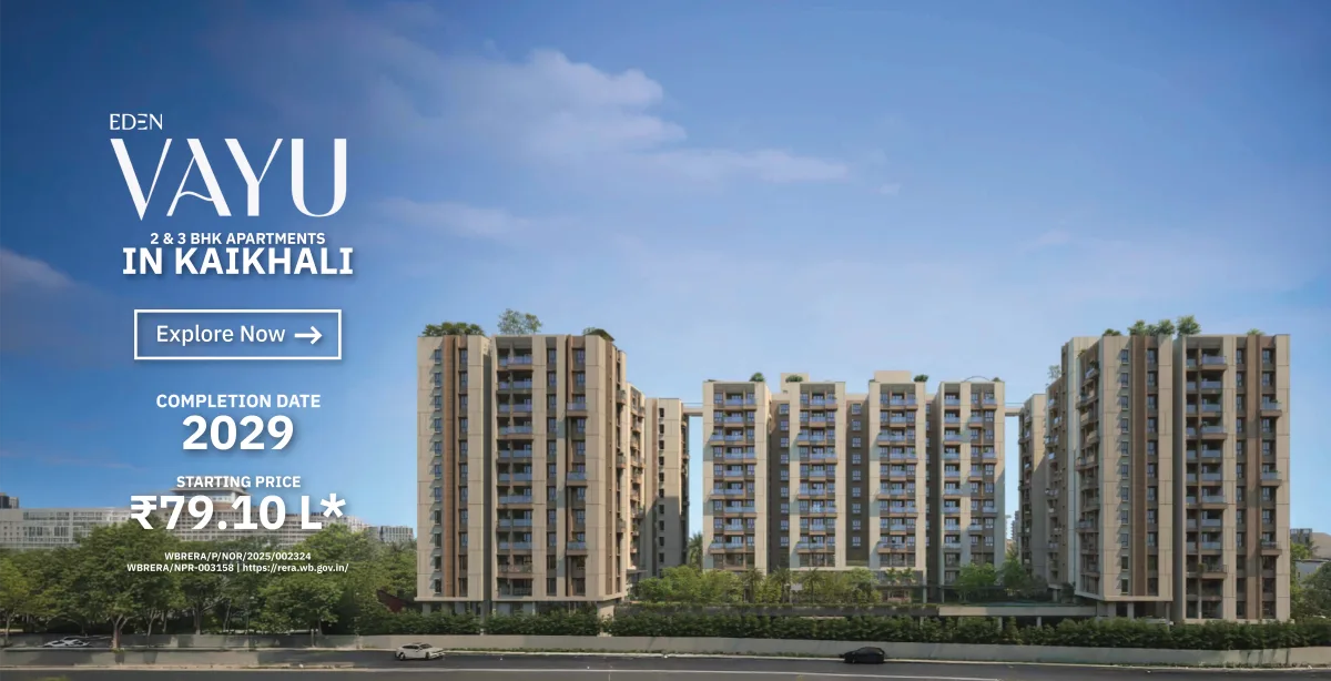 Eden Vayu 2, 3 BHK Apartments in Kaikhali