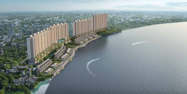 The Royal Ganges by Srijan Group, 4 BHK villas, Santoshpur, Howrah.