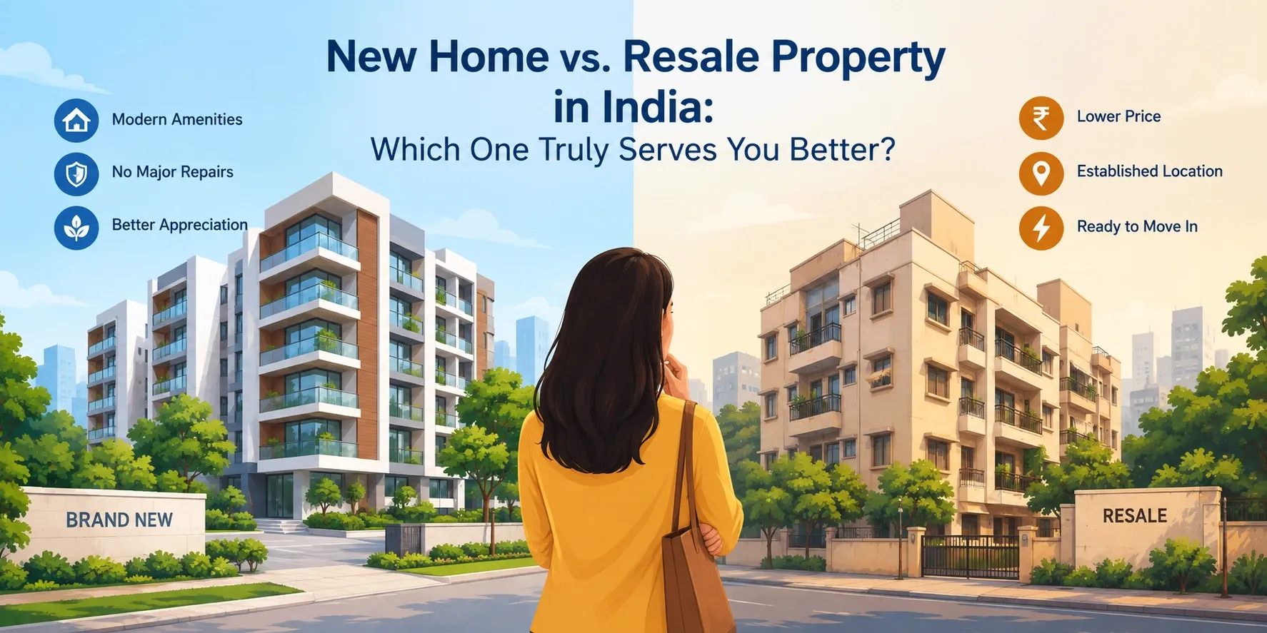 New Home vs. Resale Property in India: Which One Truly Serves You Better?
